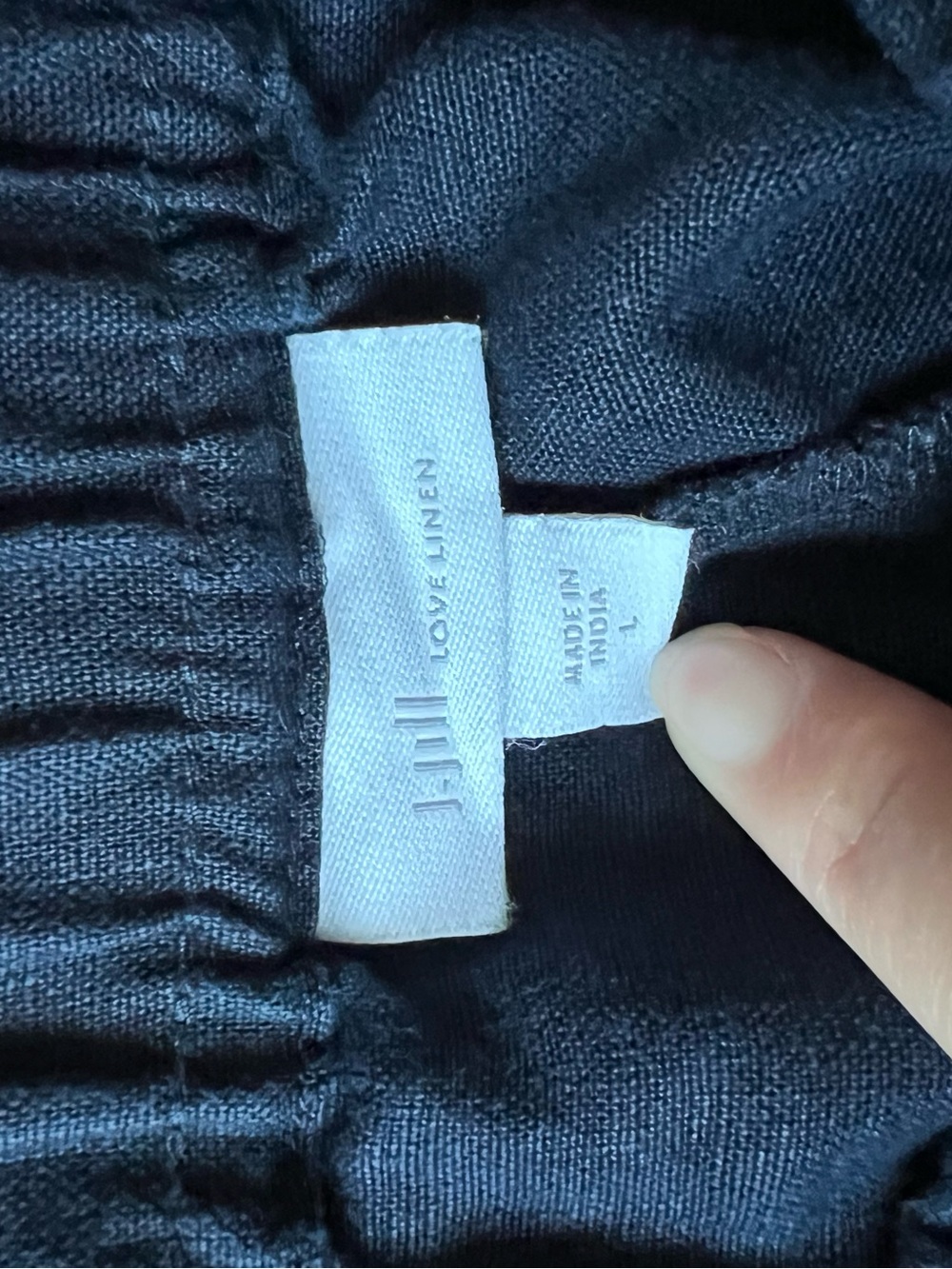 J. Jill Women's Love Linen High Rise Short Pull-On Elastic True Navy Coastal - Picture 5 of 12